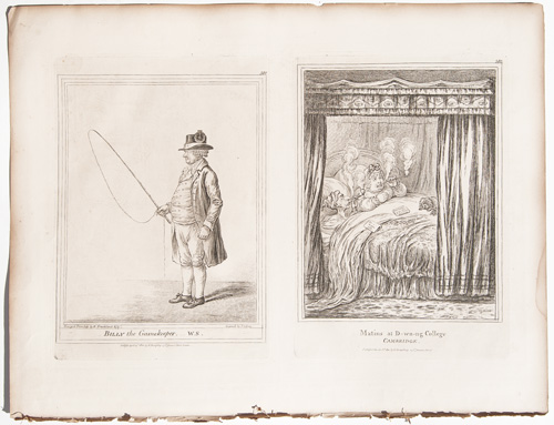 James Gillray originals "Matins at D_WN_NG College, Cambridge"


"Billy the Gamekeeper"